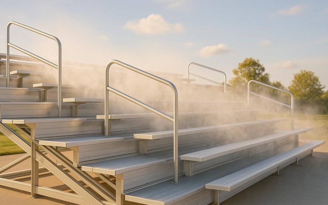 How Ozone Sanitizes Bleachers