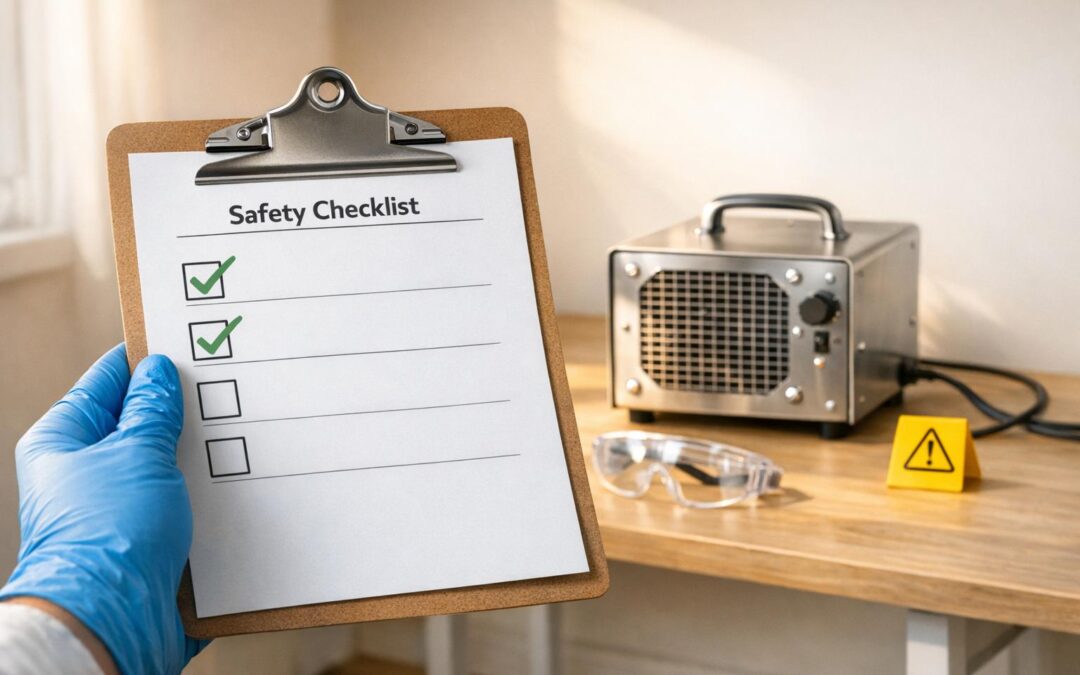 Checklist for Using Hydroxyl Generators Safely