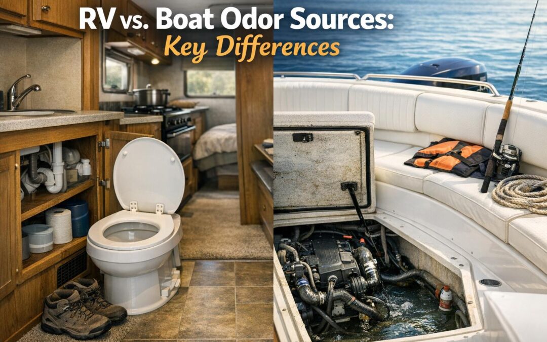 RV vs. Boat Odor Sources: Key Differences