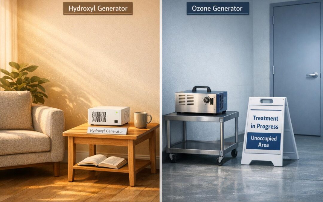 Hydroxyl Generators vs. Ozone Generators: Key Differences