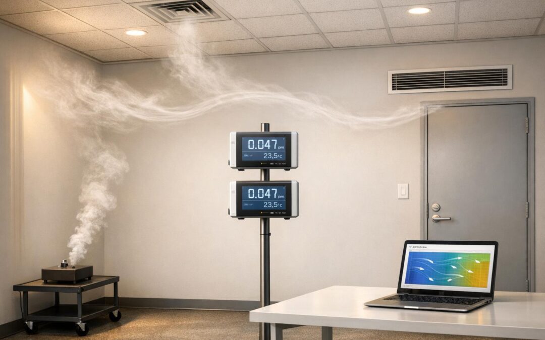 Airflow's Impact on Ozone Distribution and Measurement